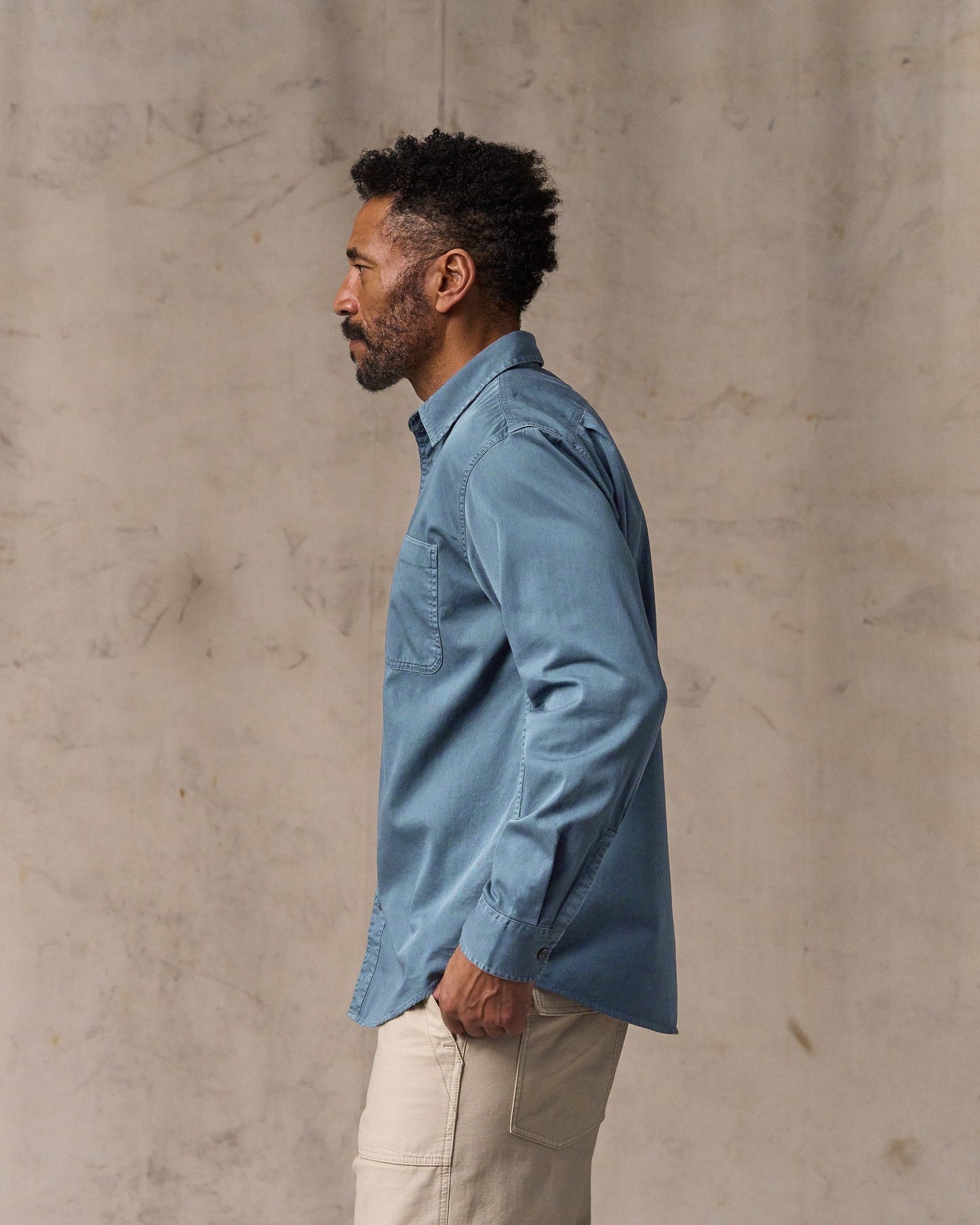 4.5-oz. Twill Shirt - Orion Blue