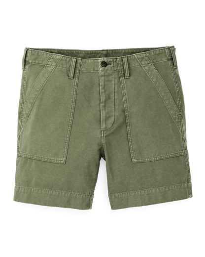 Field Supply Shorts - Washed Fatigue Green