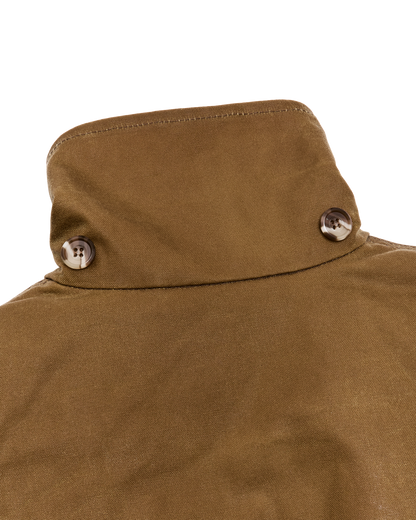 Lined Tin Cloth Cruiser Jacket - Dark Tan