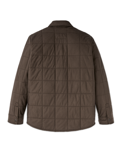 Cover Cloth Quilted Jac-shirt - Slate Black