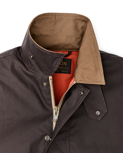Dry Wax Short Field Jacket - Dark Brown