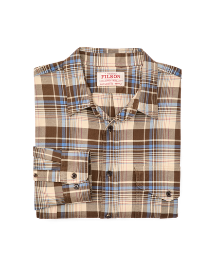 Lightweight Alaskan Guide Shirt - Cream / Blue / Multi Plaid