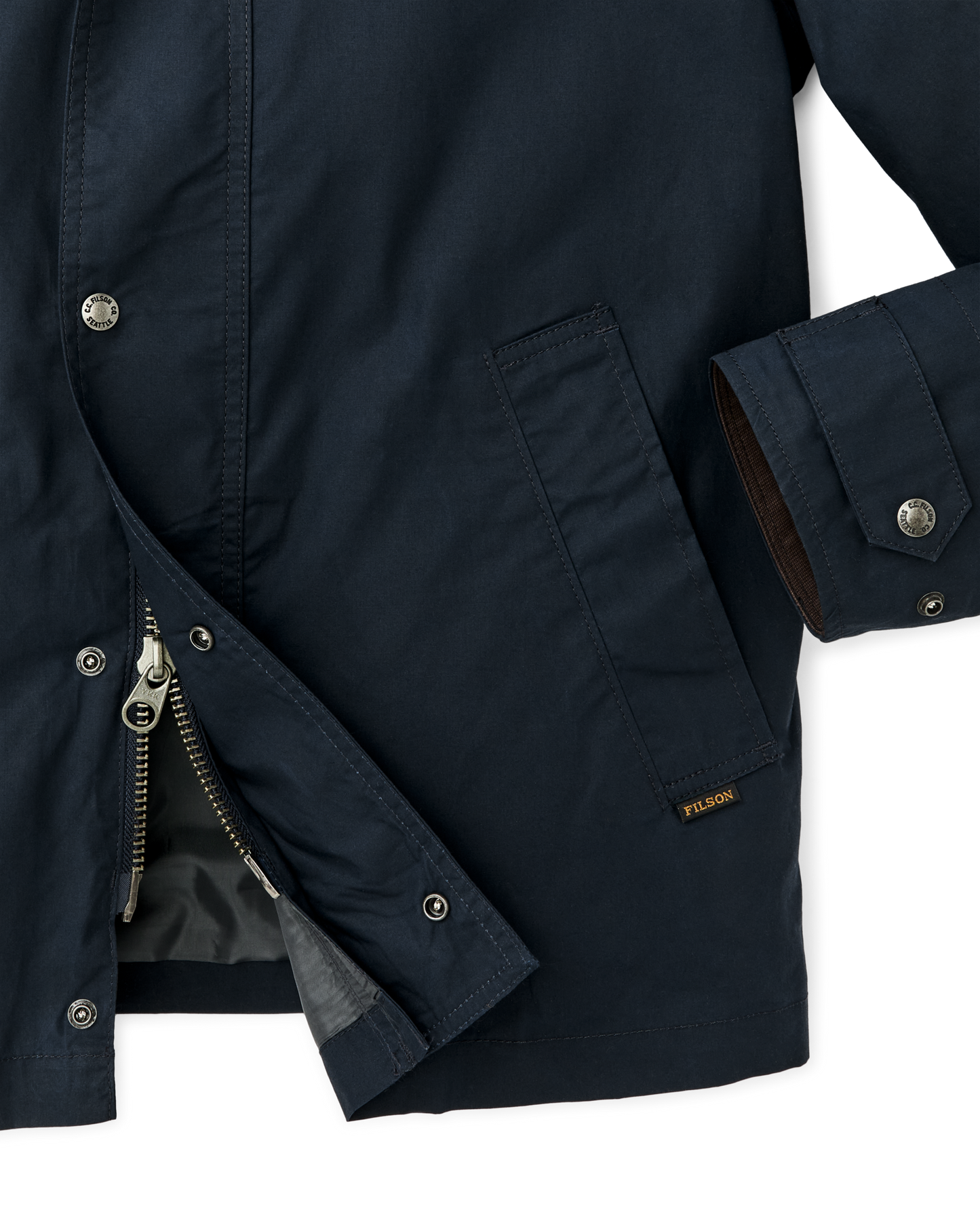 Dry Wax Short Field Jacket - Navy