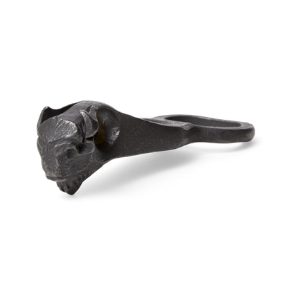 Bison Bottle Opener - Steel