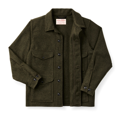 Mackinaw Wool Cruiser Jacket - Forest Green