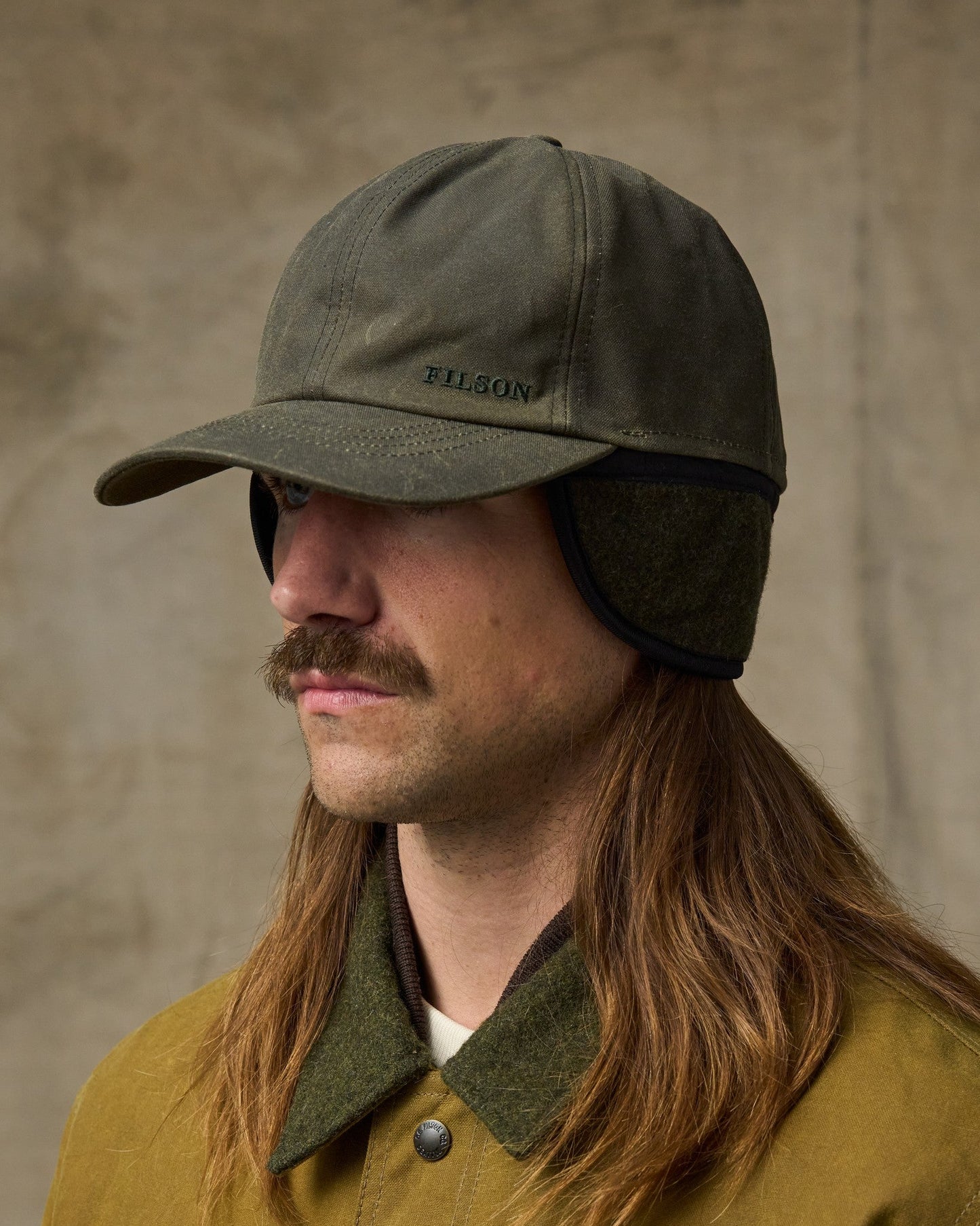 Insulated Tin Cloth Cap - Otter Green