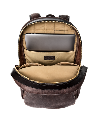 Heritage Leather Journeyman Backpack - Ballard Brown