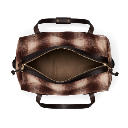 Medium Mackinaw Wool Duffle - Brown / Tan Ombre