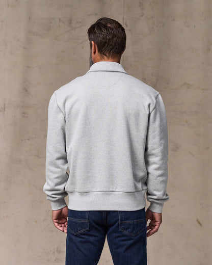 14-oz. Heritage Fleece Quarter Zip - Gray Heather