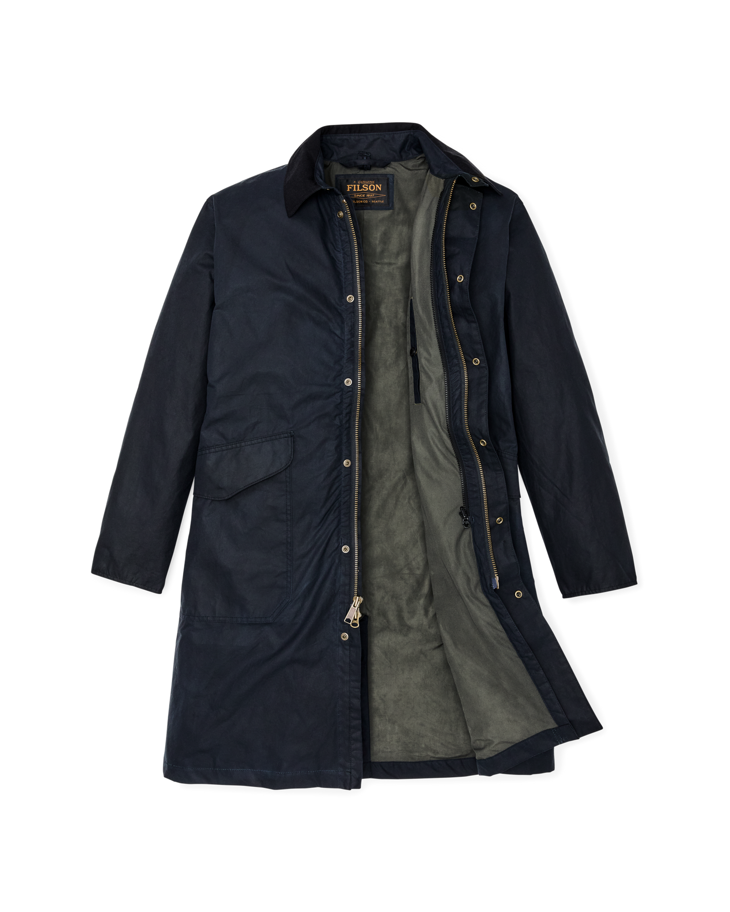 Cover Cloth Trench Coat - Harbor Blue