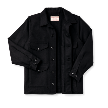 Mackinaw Wool Cruiser Jacket - Dark Navy / Solid