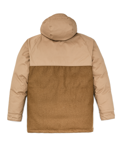 Filson X Crescent Down Works Parka - Dark Tan / Tan