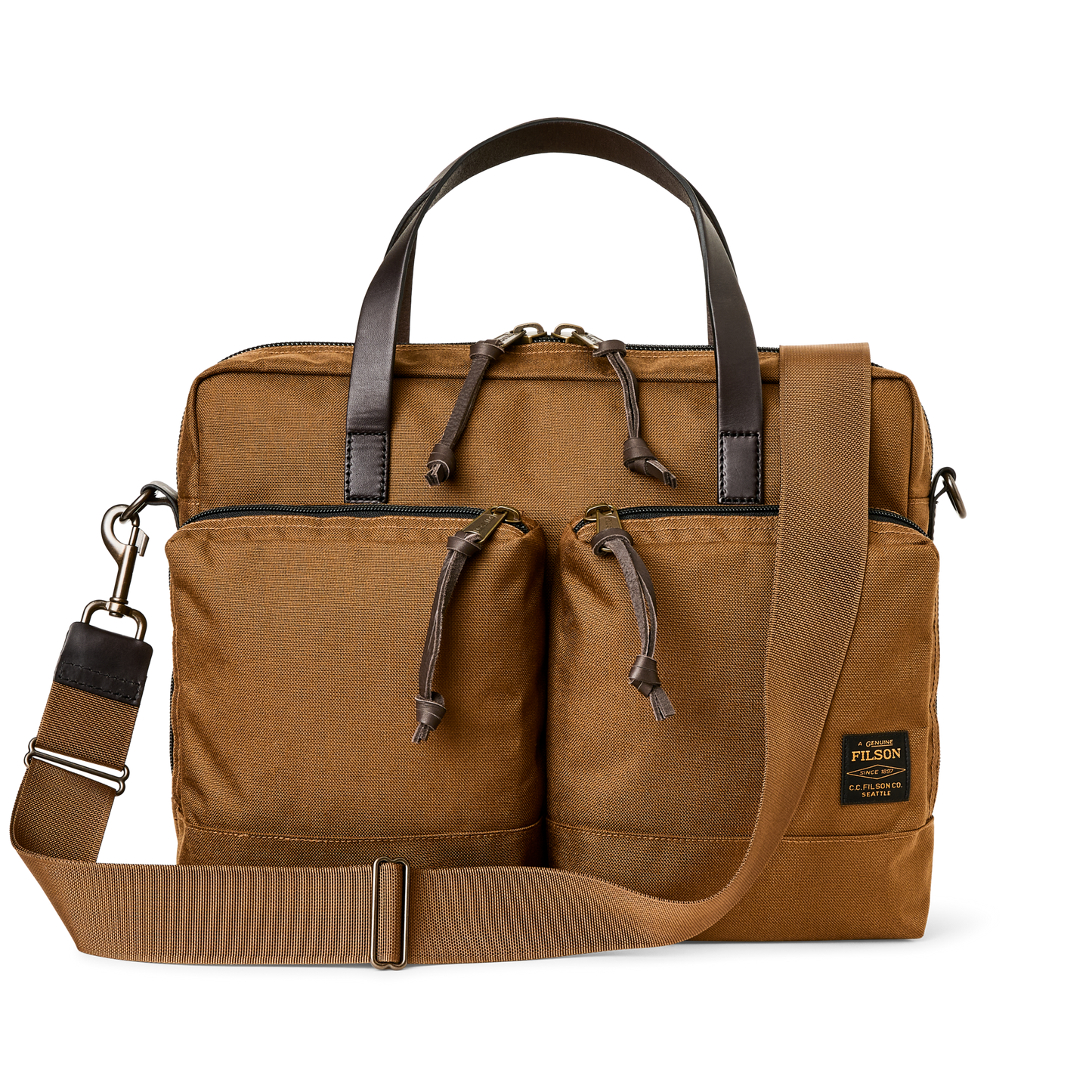 Dryden Briefcase - Whiskey